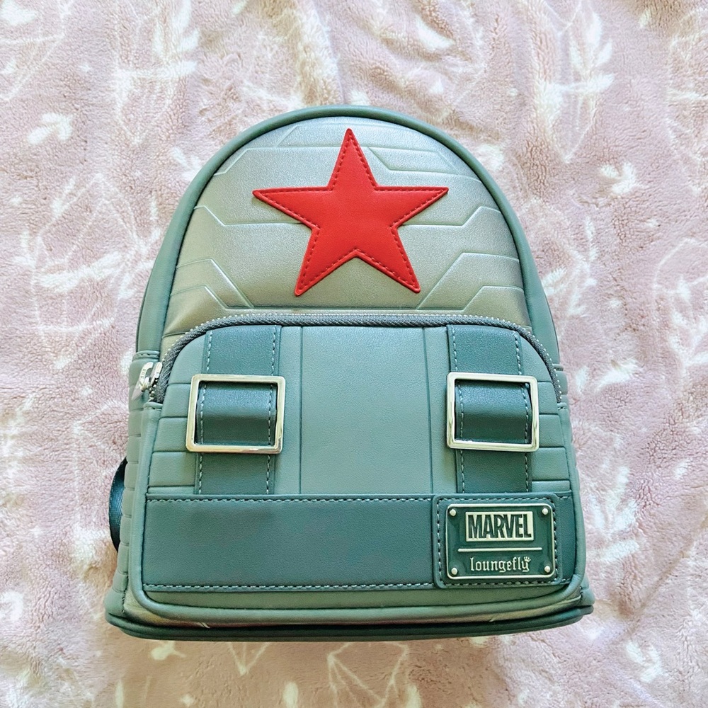 Marvel Winter Soldier Bucky Barnes Loungefly Backpack